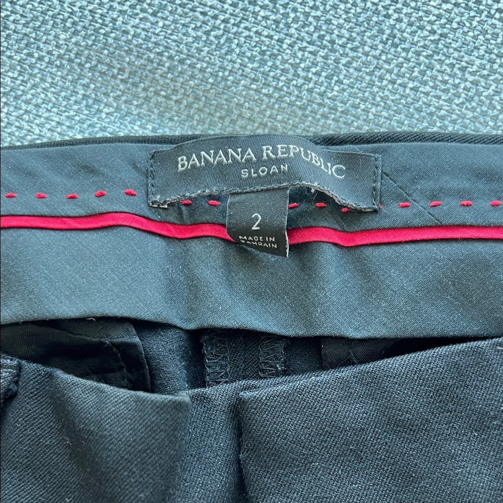 Banana Republic Sloan Black Pants Size 2